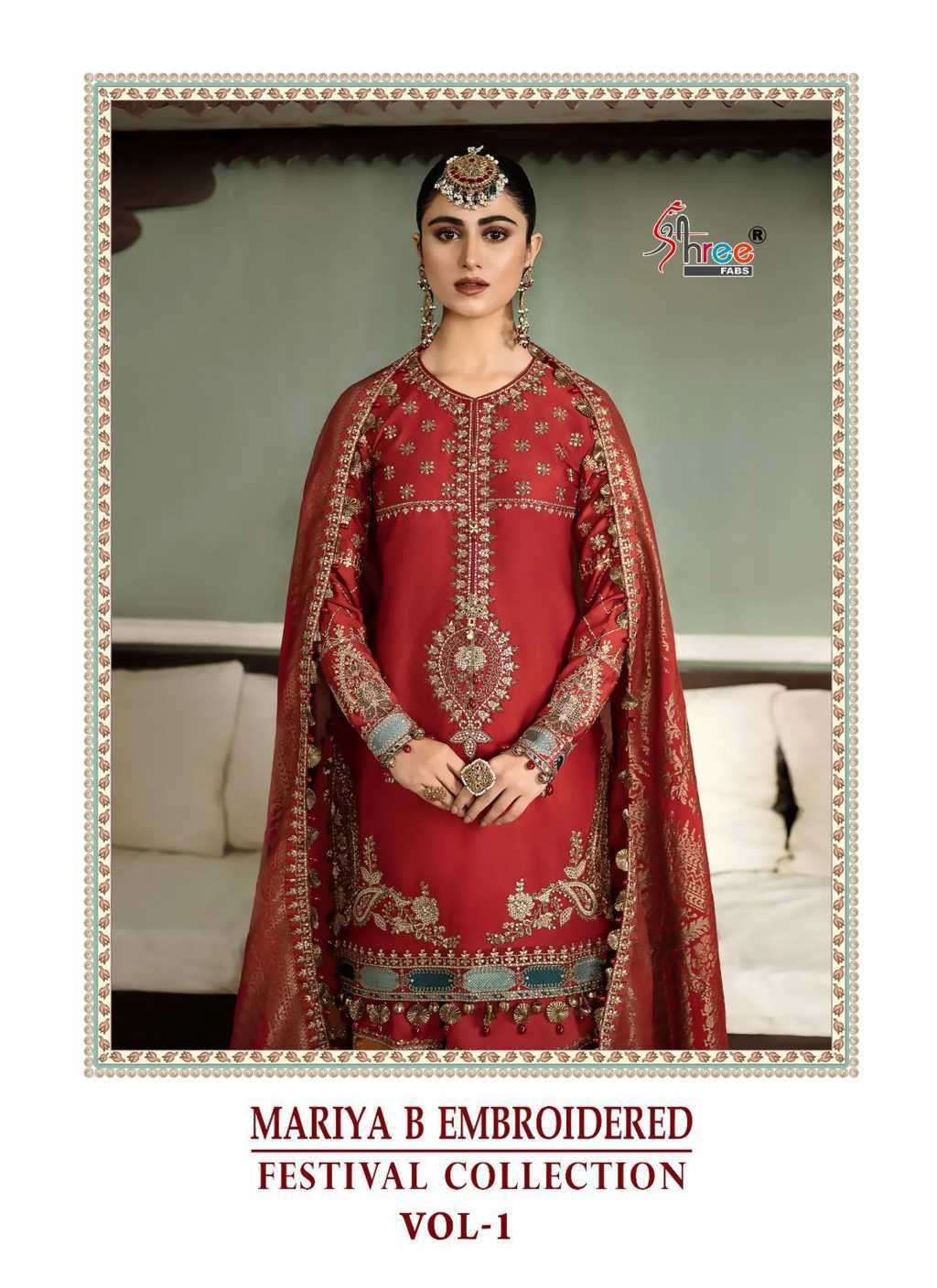 Shree Fabs Mariya B Embroidered Festival Collection Vol 1